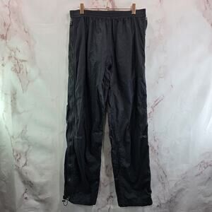Marmot Rain Pants Womens Medium Black Full Zip Off Precip Shell Waterproof